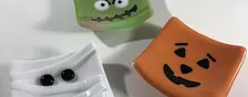 Halloween Plate Trio | Fused Glass