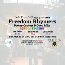Freedom Rhymers Poetry Contest & Open Mic: LGBTQ+ Edition