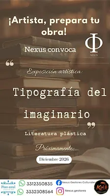 Exposición Artística: Tipografía del imaginario