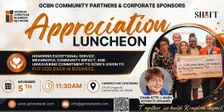 Community Partners & GCBN Corporate Sponsors Appreciation Luncheon