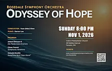 Rosedale Symphony Orchestra (RSO) presents: Odyssey of Hope