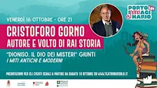 PORTOIMMAGINARIO: Cristoforo Gorno "Dionisio. Il dio dei misteri"