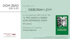 Incontro con Deborah Levy