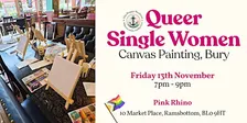 Queer Single Women Canvas Painting Bury