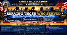 SERVING THOSE WHO SERVED  Prince Hall Veteran Community Resource Expo 2026