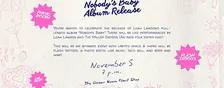 Nobody's Baby Release Show