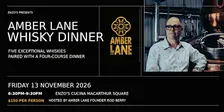 Amber Lane Whisky Dinner with Rod Barry at Enzo's Macarthur