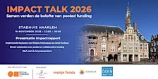 Impact Talk 2026 - 18 november in Haarlem