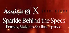 Acuitis X Bobbi Brown. Sparkle Behind the Specs