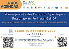 20ème journée des Dispositifs Spécifiques Régionaux en Périnatalité d'IDF