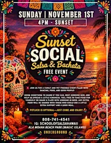 Sunset Social Salsa & Bachata Beach Event!