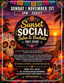 Sunset Social Salsa & Bachata Beach Event!