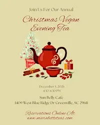 Christmas Vegan Evening Tea