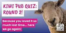 Kiwi Pub Quiz: Round 2!