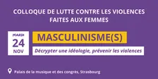 Colloque 24 novembre 2026 : Masculinisme(s)