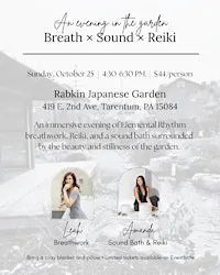 An Evening in the Garden : Breath x Sound x Reiki