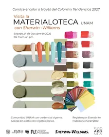 Visita a la Materialoteca UNAM: Colormix 2027 Sherwin Williams Mexico