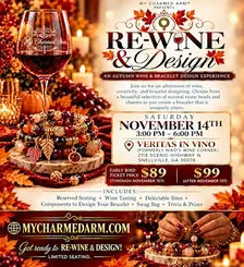 Re-Wine & Design ~ An Autumn Wine & Bracelet Design Experience