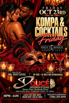 Konpa & Cocktails Friday