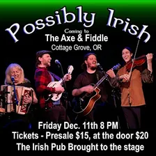 Live at Axe and Fiddle: Possibly Irish