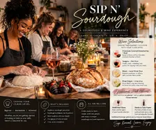 Sip n Sourdough Workshop