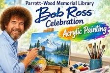 Bob Ross Celebration: Acrylic Painting Party!