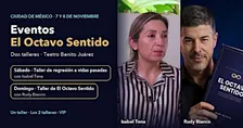 Regresión a vidas pasadas en directo · CDMX · 7 nov · Isabel Tena y Rudy Bianco