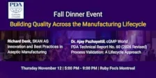 PDA Canada Fall Event - Montreal