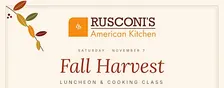 Fall Harvest Luncheon and Cooking Class