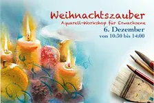 Weihnachtszauber – Aquarell-Workshop für Erwachsene