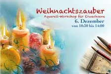 Weihnachtszauber – Aquarell-Workshop für Erwachsene