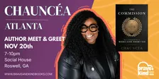 Meet Chauncéa! THE COMMISSION Book Launch & Meet + Greet