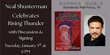 Neal Shusterman celebrates RISING THUNDER at B&N-Frisco, TX