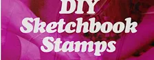 DIY Carved Sketchbook Stamps