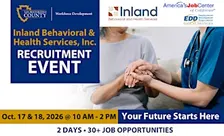 Recruitment Event-Inland Behavioral & Health Services