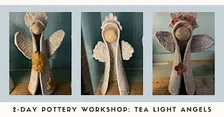 Two-Day Pottery Workshop: Tea Light Angels