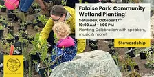 Falaise Park Community Wetland Planting