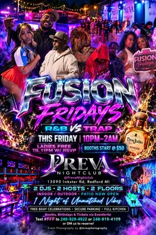 Fusion Fridays @ Preva Night Club