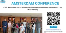 ICBEL Amsterdam 2027–Int Conference on Business, Economics & Law, 24-25 Feb