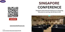 Singapore International Conf on Teaching, Edu & Learning, 08-09 March 2027