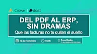 Del PDF al ERP, sin dramas: Que las facturas no te quiten el sueño.