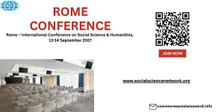 Rome –International Conf on Social Science & Humanities13-14 September 2027