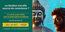 La douleur est-elle source de conscience ? - La voie du juste milieu