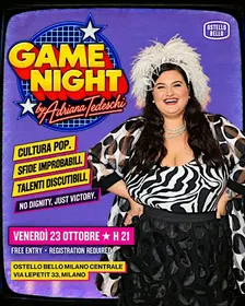 GAME NIGHT • speciale con Adriana Tedeschi • Ostello Bello Milano Centrale