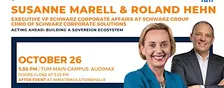 TUM Speakers Series x Susanne Marell & Roland Hehn