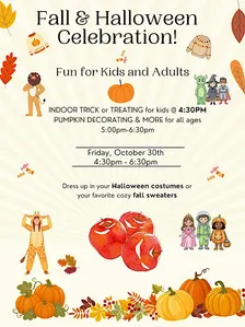 Celebrate Fall! at IRSA PEI– Family Dress Up Event - IRSA Trick or Treating