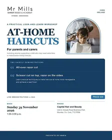 At-Home Haircuts: A Practical Look-and-Learn Workshop