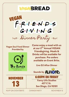 Break Bread SD: Vegan Friendsgiving