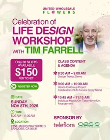 Celebration of Life Design Workshop & Holiday Trends