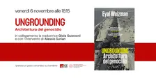 UNGROUNDING : architettura del genocidio